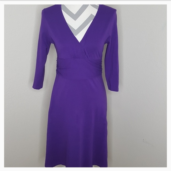 Patagonia Dresses & Skirts - Patagonia Purple Faux Wrap Dress